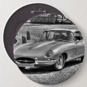 Badge Rond 15,2 Cm Jaguar E (Devant & derrière)