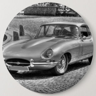 Badge Rond 15,2 Cm Jaguar E-Type