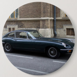 Badge Rond 15,2 Cm Jaguar E-Type Hardtop