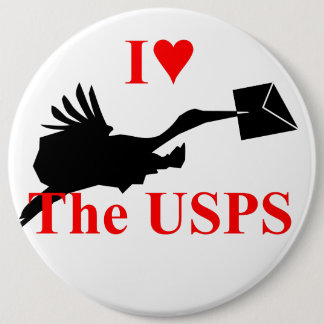 Badge Rond 15,2 Cm J'aime le bouton Poste