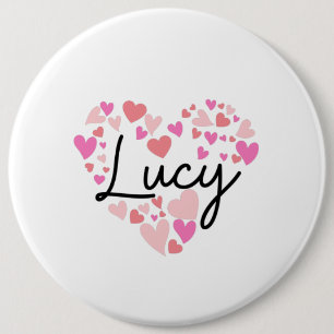 Badge Rond 15,2 Cm J'aime Lucy