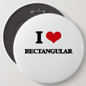 Badge Rond 15,2 Cm J'aime rectangulaire (Devant & derrière)