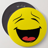BADGE ROND 15,2 CM JAUNE (Devant & derrière)