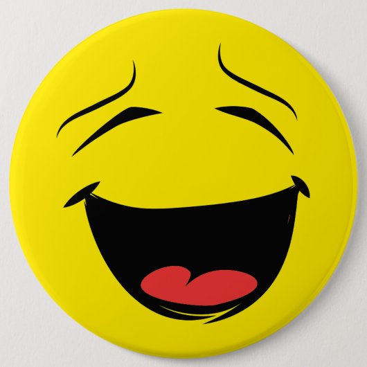 BADGE ROND 15,2 CM JAUNE (Devant)