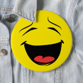 BADGE ROND 15,2 CM JAUNE (En situation)