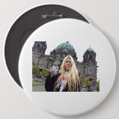 Badge Rond 15,2 Cm J'aux DOM de Berlinois ! ! ! ! ! (Devant & derrière)
