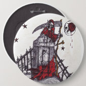 Badge Rond 15,2 Cm J'avais attendu le bouton (Devant & derrière)