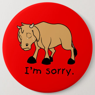 Badge Rond 15,2 Cm Je suis montre pleurante triste pleurante de tasse
