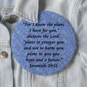 Badge Rond 15,2 Cm jeremiah 29 (En situation)