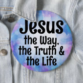 Badge Rond 15,2 Cm Jésus (En situation)