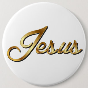 BADGE ROND 15,2 CM JESUS