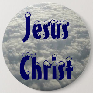 BADGE ROND 15,2 CM JESUS CHRIST
