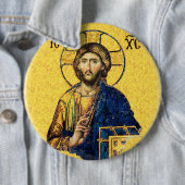 Badge Rond 15,2 Cm Jésus-Christ Pantocrator (En situation)