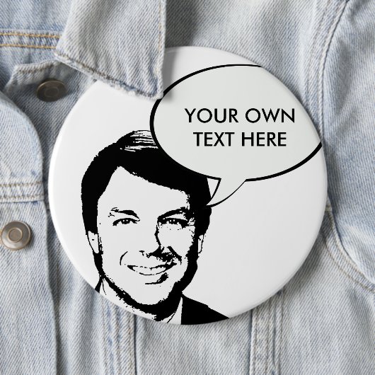 Badge Rond 15,2 Cm John Edwards (En situation)