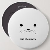 Badge Rond 15,2 Cm 'Joint d'Approval (Devant & derrière)