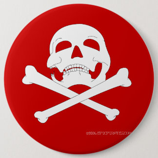 Badge Rond 15,2 Cm Jolly roger #4
