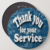 Badge Rond 15,2 Cm Jour du Souvenir (Devant & derrière)