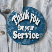 Badge Rond 15,2 Cm Jour du Souvenir (En situation)