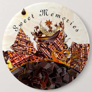 BADGE ROND 15,2 CM JOURNÉE DU SOLEIL DOUCE ! :)