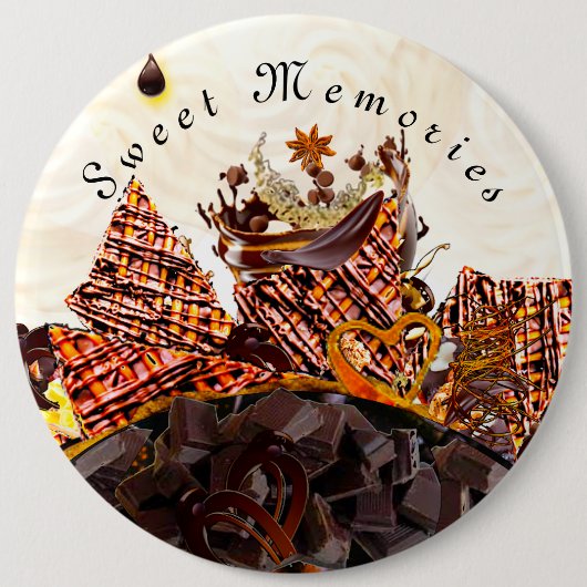 BADGE ROND 15,2 CM JOURNÉE DU SOLEIL DOUCE ! :) (Devant)