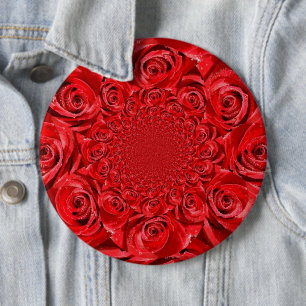 Badge Rond 15,2 Cm Joyeuse Saint-Valentin