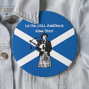 Badge Rond 15,2 Cm Joyeux drapeau de la Saint Andrews Bonnet Colossal
