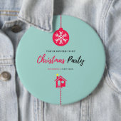 Badge Rond 15,2 Cm Joyeux Noël (En situation)