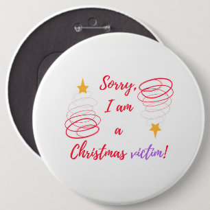 Badge Rond 15,2 Cm Joyeux Noël