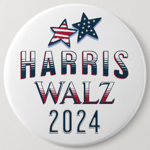 Badge Rond 15,2 Cm Jumbo-Size Harris et Walz 2024