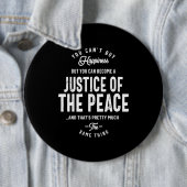 Badge Rond 15,2 Cm Justice Of The Peace Job Title Cadeau (En situation)