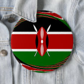 Badge Rond 15,2 Cm Kenya (En situation)