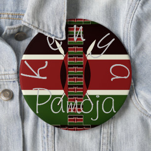 Badge Rond 15,2 Cm Kenya Ensemble