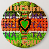 Badge Rond 15,2 Cm Kenya Hakuna Matata (Devant)