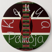 Badge Rond 15,2 Cm Kenya Pamoja (Devant)