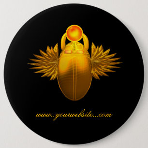 Badge Rond 15,2 Cm Kherpi Dieu du soleil levant