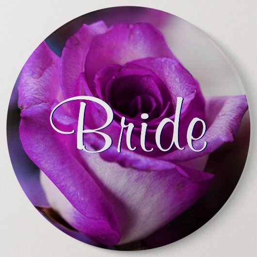 Badge Rond 15,2 Cm La jeune mariée pourpre s'est levée (Devant)