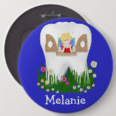 Badge Rond 15,2 Cm La laiterie du dentiste (Devant & derrière)