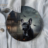 Badge Rond 15,2 Cm La peur de l'Halloween (En situation)