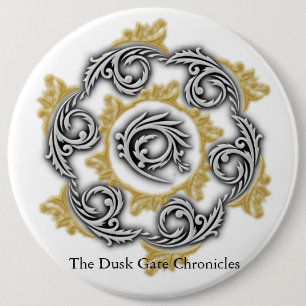 Badge Rond 15,2 Cm La porte de crépuscule fait la chronique du bouto