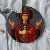 Badge Rond 15,2 Cm La tasse inépuisable (En situation)