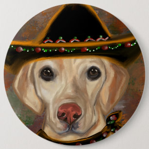 Badge Rond 15,2 Cm Labrador Retriever