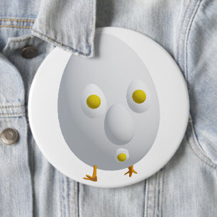 Badge Rond 15,2 Cm L'art de l'oeuf RG RA