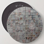 Badge Rond 15,2 Cm L'art mosaïque (Devant & derrière)