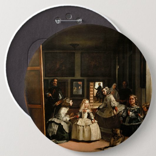 Badge Rond 15,2 Cm Las Meninas (Devant & derrière)