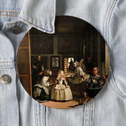 Badge Rond 15,2 Cm Las Meninas (En situation)