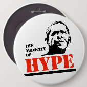 BADGE ROND 15,2 CM L'AUDACITÉ DU HYPE (Devant & derrière)