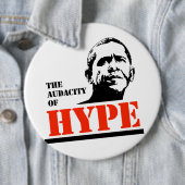 BADGE ROND 15,2 CM L'AUDACITÉ DU HYPE (En situation)