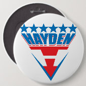 Badge Rond 15,2 Cm Le bouton de Hayden (Devant & derrière)