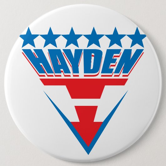 Badge Rond 15,2 Cm Le bouton de Hayden (Devant)