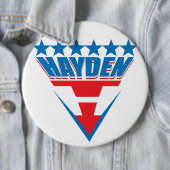 Badge Rond 15,2 Cm Le bouton de Hayden (En situation)